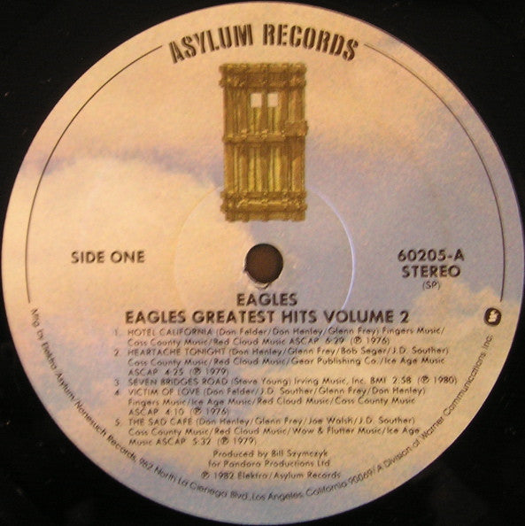 Eagles – Eagles Greatest Hits Volume 2 - Mint- LP Record 1982 Asylum USA Vinyl - Rock / Classic Rock - Shuga Records