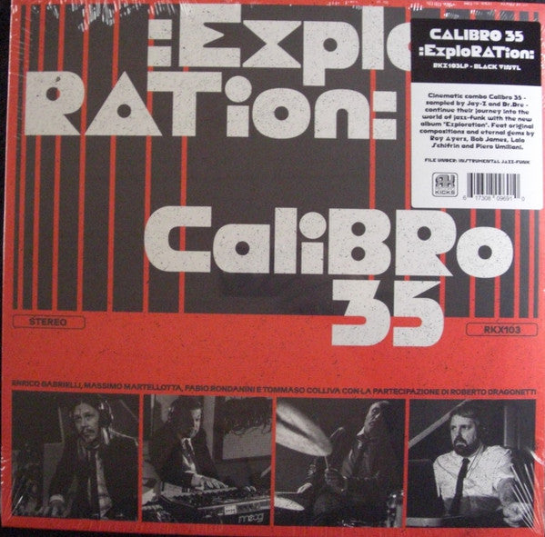 Calibro 35 - Exploration - Mint- LP Record 2025 Record Kicks Italy Vinyl - Jazz-Funk / Funk / Soul-Jazz - Shuga Records