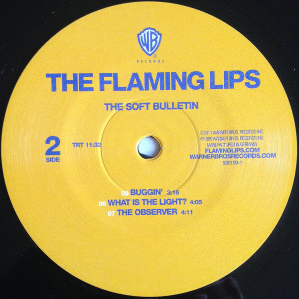 The Flaming Lips - The Soft Bulletin (1999) - Mint- 2 LP Record 2011 Warner Vinyl - Psychedelic Rock / Alternative Rock - Shuga Records