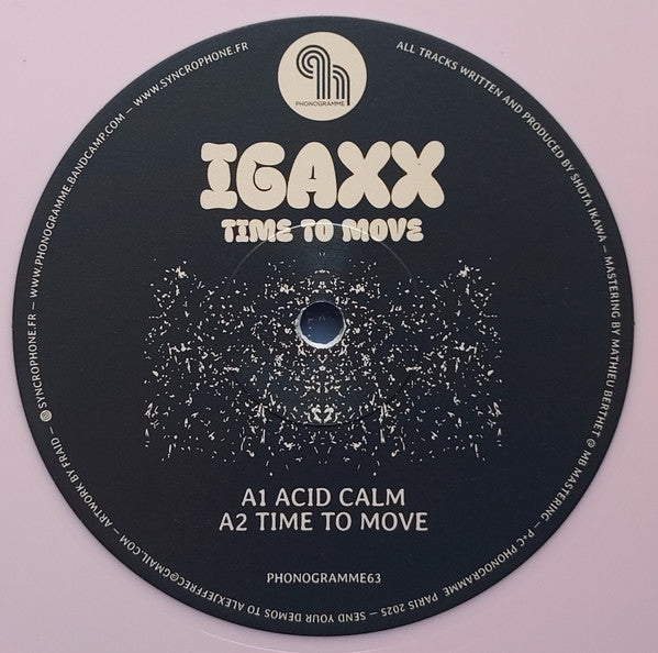 Igaxx - Time To Move - New EP Record 2025 Phonogramme France Vinyl - Deep House - Shuga Records