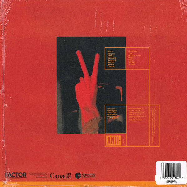 Foxwarren - 2 - Mint- LP Record 2025 Anti- USA Clear Orange Vinyl & Insert - Alternative Rock / Folk Rock - Shuga Records