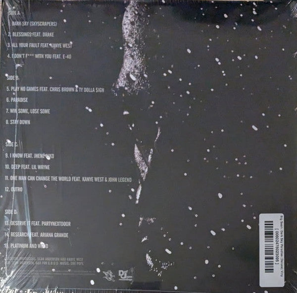 Big Sean - Dark Sky Paradise (2015) - New 2 LP Record 2025 Def Jam USA Silver Smoke Vinyl - Hip Hop - Shuga Records