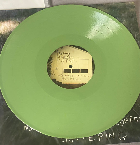 Mj Lenderman & Wednesday - Guttering (2021) - Mint- (VG cover) LP Record 2025 Julia's War USA Olive Green Vinyl - Indie Rock / Alternative / Lo-Fi - Shuga Records