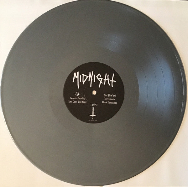 Midnight - Satanic Royalty (2011) - Mint- LP Record 2012 Hells Headbangers USA Silver Vinyl & Poster - Heavy Metal / Speed Metal / Punk - Shuga Records