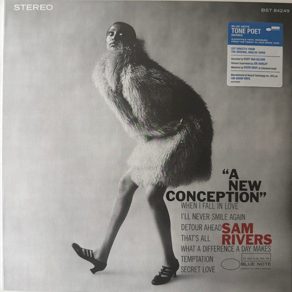 Sam Rivers - A New Conception (1966) - New LP Record 2025 Blue Note Tone Poet Series 180 Gam Vinyl - Free Jazz / Post Bop - Shuga Records