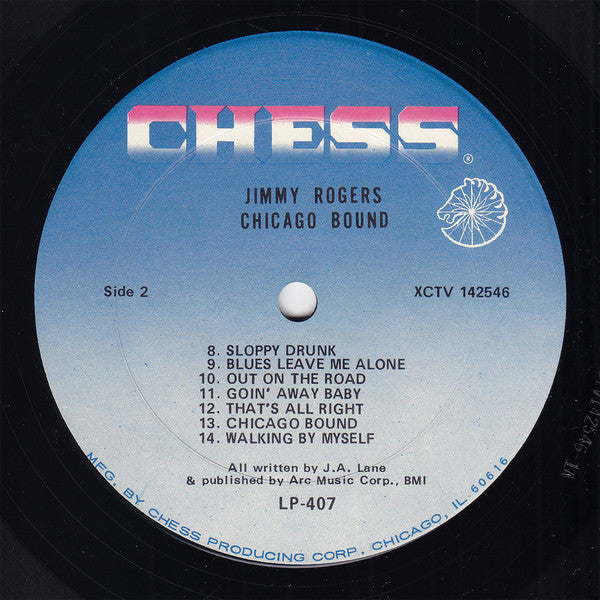 Jimmy Rogers with Little Walter, Muddy Waters - Chicago Bound - VG LP Record Chess USA Original Mono Vinyl - Chicago Blues - Shuga Records