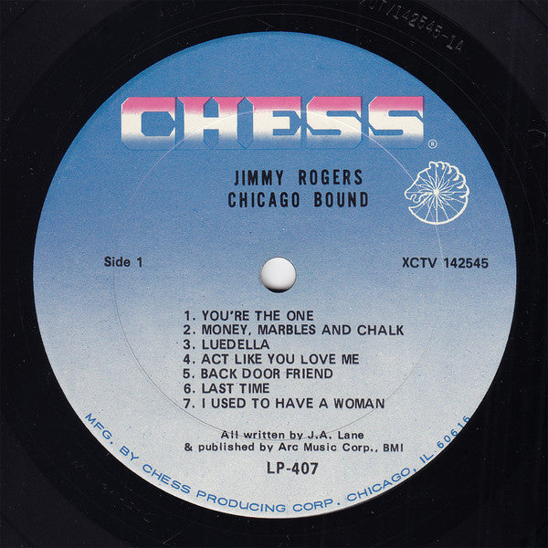 Jimmy Rogers with Little Walter, Muddy Waters - Chicago Bound - VG LP Record Chess USA Original Mono Vinyl - Chicago Blues - Shuga Records