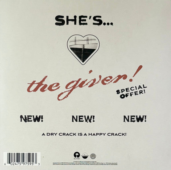 Chappel Roan - The Giver (The Plumber) - New 7" Single Record 2025 Island Amusement Blue & White Swirl Vinyl - Pop / Country - Shuga Records