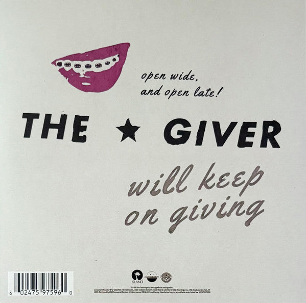 Chappel Roan - The Giver (The Dentist) - New 7" Single Record 2025 Island Amusement Pink Vinyl - Pop / Country - Shuga Records