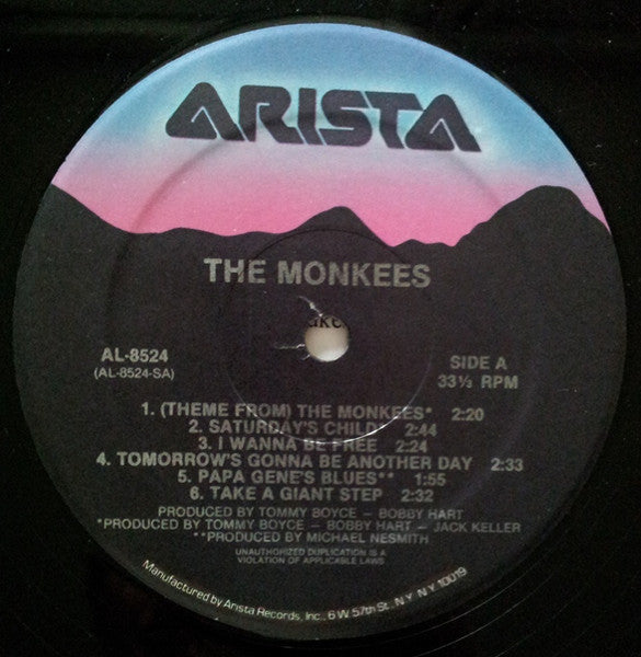 The Monkees - The Monkees (1966) - VG+ LP Record 1988 Arista USA Vinyl - Pop Rock - Shuga Records