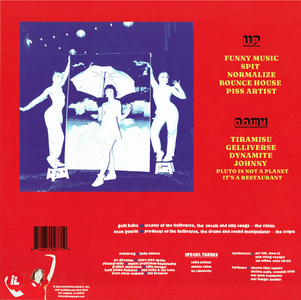 Gelli Haha - Switcheroo - New LP Record 2025 Innovative Leisure USA Black Vinyl Vinyl - Indie Pop - Shuga Records