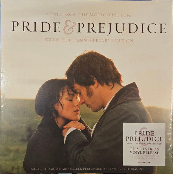 Dario Marianelli, Jean-Yves Thibaudet - Pride & Prejudice (Music From The Motion Picture 2005) - New LP Record 2025 Decca UMG Black Vinyl & Booklet - Soundtrack / Classical / Score - Shuga Records
