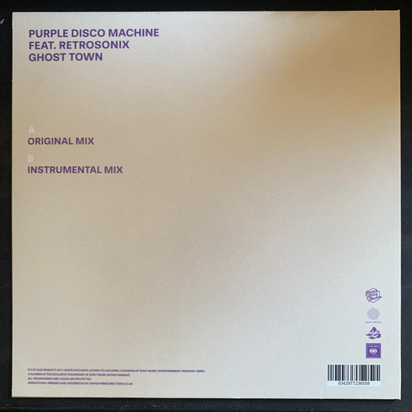 Purple Disco Machine - Retrosonix - New 12" Single Record 2025 Sweat It Out! Vinyl - Nu-Disco - Shuga Records