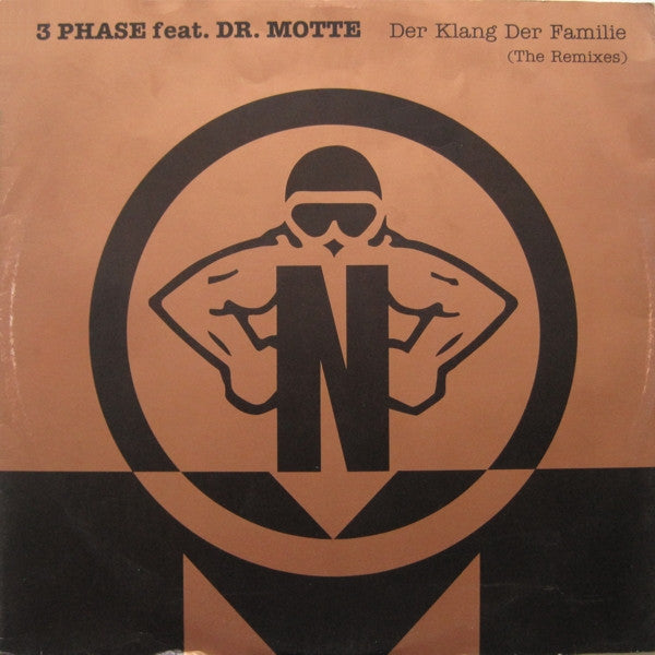 3 Phase Feat. Dr. Motte - Der Klang Der Familie (The Remixes) - VG+ (Poor Cover) 12" Single Record 1992 NovaMute UK Original Vinyl - Techno / Acid - Shuga Records
