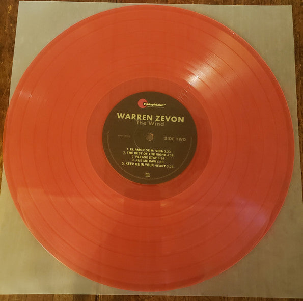 Warren Zevon - The Wind (2003) - New LP Record 2025 Friday Music Coral 180 gram Vinyl - Pop Rock / Soft Rock - Shuga Records