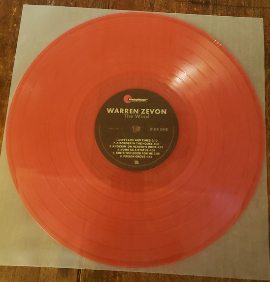Warren Zevon - The Wind (2003) - New LP Record 2025 Friday Music Coral 180 gram Vinyl - Pop Rock / Soft Rock - Shuga Records