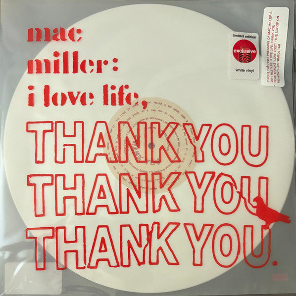 Mac Miller - I Love Life, Thank You (2011) - New LP Record 2025 Rostrum Target Exclusive White Vinyl - Hip Hop / Boom Bap - Shuga Records