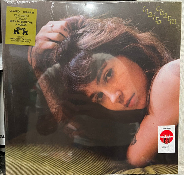 Clairo - Charm (2024) - Mint- LP Record 2025 Target Exclusive Good Buddy Yellow, Light Blue, Purple Striped Vinyl - Pop / Soft Rock - Shuga Records