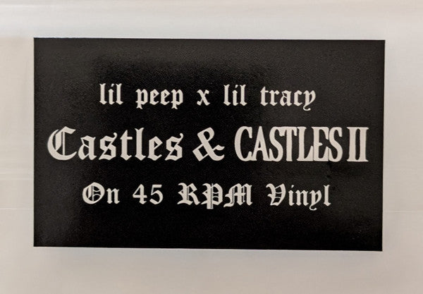 Lil Peep & Lil Tracy - Castles I / Castles II - New LP Record 2025 AWAL USA Quad-Split Red/Yellow Splatter & White/Black Splatter Vinyl & 2x Stickers - Hip Hop / Emo / Trap / Cloud Rap - Shuga Records