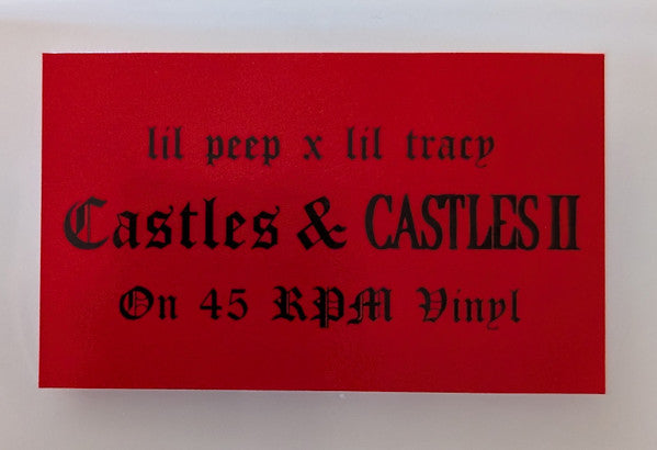 Lil Peep & Lil Tracy - Castles I / Castles II - New LP Record 2025 AWAL USA Quad-Split Red/Yellow Splatter & White/Black Splatter Vinyl & 2x Stickers - Hip Hop / Emo / Trap / Cloud Rap - Shuga Records