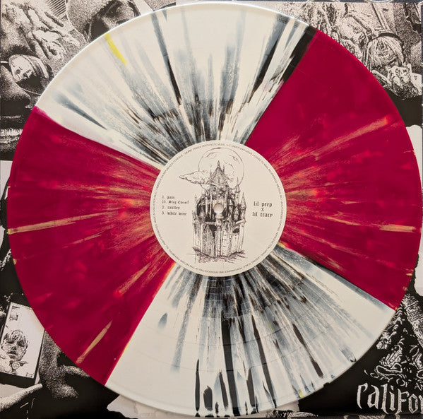 Lil Peep & Lil Tracy - Castles I / Castles II - New LP Record 2025 AWAL USA Quad-Split Red/Yellow Splatter & White/Black Splatter Vinyl & 2x Stickers - Hip Hop / Emo / Trap / Cloud Rap - Shuga Records