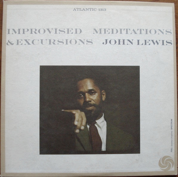John Lewis - Improvised Meditations & Excursions - VG LP Record 1959 Atlantic USA Mono Original Vinyl - Jazz - Shuga Records
