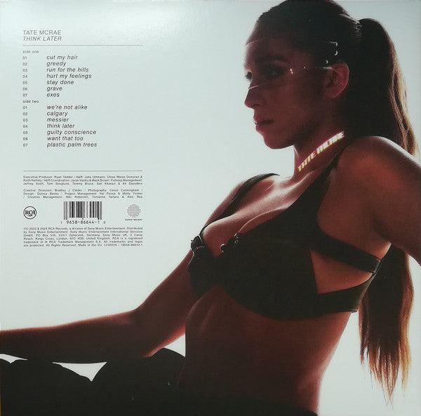 Tate McRae - Think Later - New LP Record 2024 RCA Sony USA Vinyl - Pop / Alt-Pop - Shuga Records