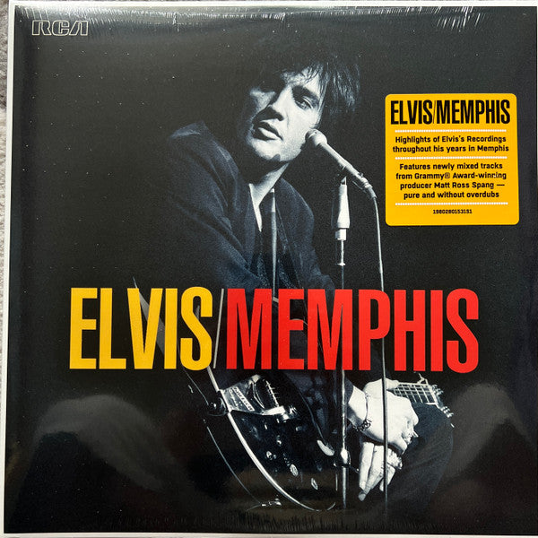 Elvis Presley - Memphis - New 2 LP Record 2024 RCA Vinyl - Rock & Roll / Country Rock / Pop - Shuga Records