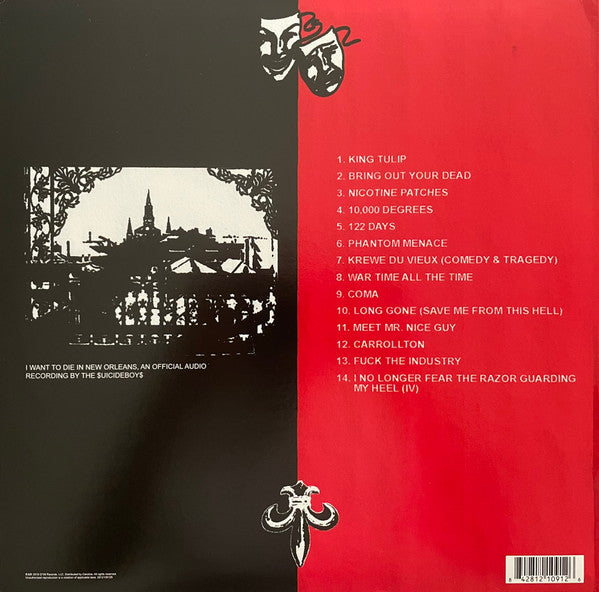 $uicideboy$ - I Want To Die In New Orleans (2018) - New LP Record 2023 G*59 USA Silver Vinyl - Hip Hop / Trap / Cloud Rap - Shuga Records