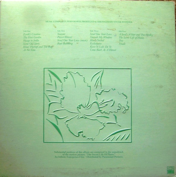 Stevie Wonder - Stevie Wonder's Journey Through The Secret Life Of Plants - VG+ 2 LP Record 1979 Tamla USA Vinyl - Soul / Funk / Disco - Shuga Records