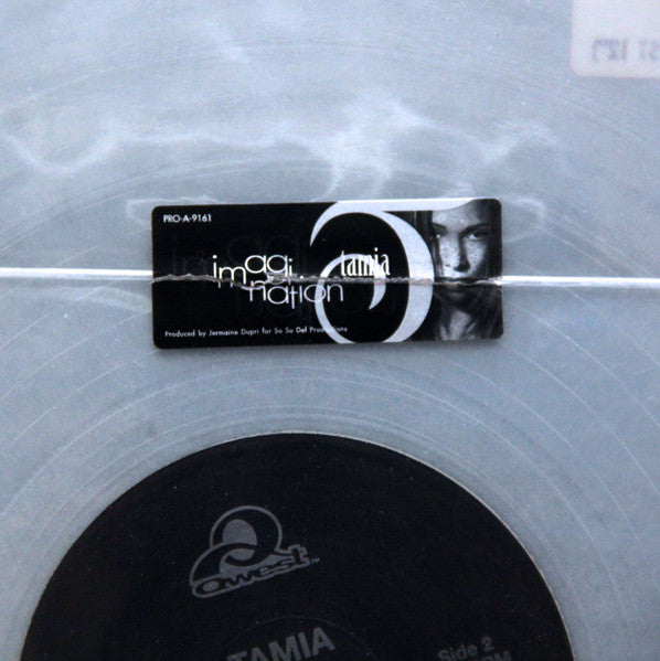 Tamia - Imagination - Mint- 12" Single Record 1997 Qwest Warner USA Promo Clear Vinyl - R&B / Hip Hop