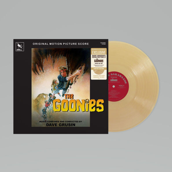 Dave Grusin - The Goonies - Original Motion Picture (40th Anniversary Edition 1985 ) - New LP Record 2025 Varèse Sarabande Barnes & Noble Exclusive Cauldron Point Beach Translucent Tan Vinyl - Soundtrack - Shuga Records