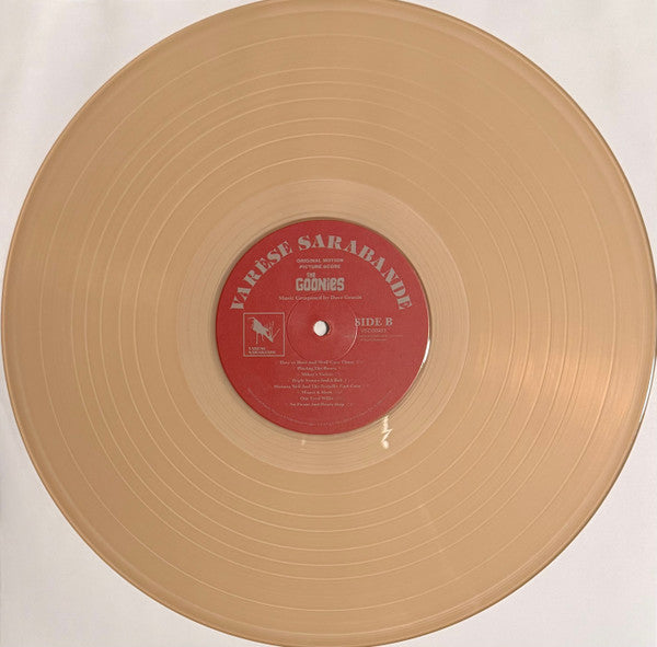 Dave Grusin - The Goonies - Original Motion Picture (40th Anniversary Edition 1985 ) - New LP Record 2025 Varèse Sarabande Barnes & Noble Exclusive Cauldron Point Beach Translucent Tan Vinyl - Soundtrack - Shuga Records