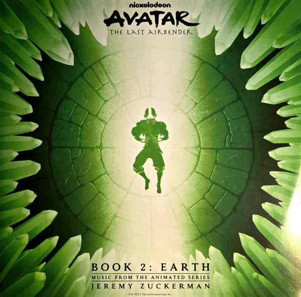 Jeremy Zuckerman - Avatar: The Last Airbender - Book 2: Earth (Music From The Animated Series) - New 2 LP Record 2025 Republic Nickelodeon Green Vinyl - Score / Soundtrack - Shuga Records
