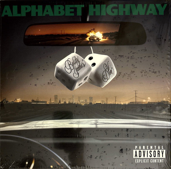Boldy James & V Don - Alphabet Highway - New (Opened to confirm press) LP Record 2025 RRC Music Green Glow In The Dark Vinyl, Flexi 7", Alt Cover - Hip Hop - Shuga Records