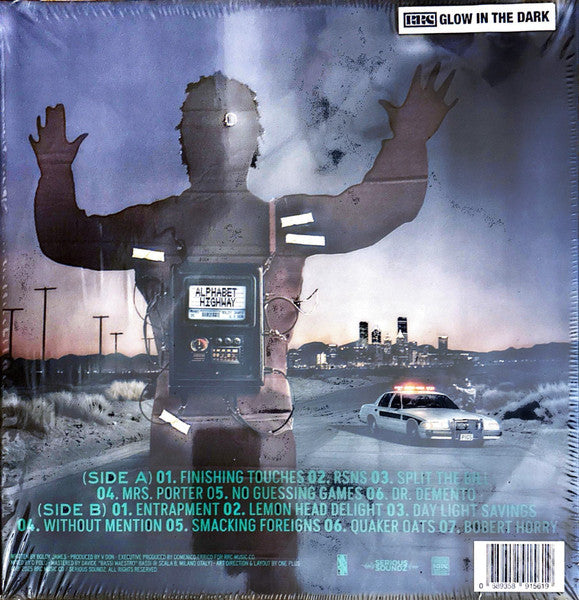 Boldy James & V Don - Alphabet Highway - New (Opened to confirm press) LP Record 2025 RRC Music Green Glow In The Dark Vinyl, Flexi 7", Alt Cover - Hip Hop - Shuga Records