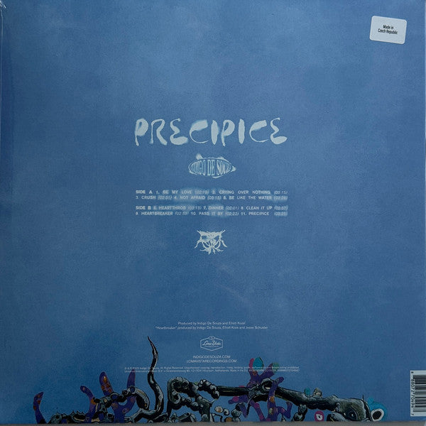 Indigo De Souza - Precipice - Mint- LP Record 2025 Loma Vista Eco Blue Vinyl & Poster - Indie Rock - Shuga Records