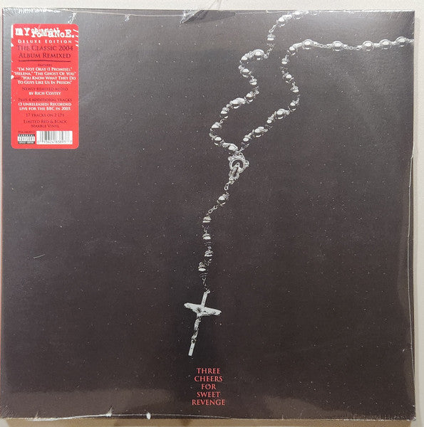 My Chemical Romance - Three Cheers For Sweet Revenge (2005) - New 2 LP Record 2025 Reprise Red & Black Marble Vinyl - Alternative Rock / Emo / Post-Hardcore - Shuga Records