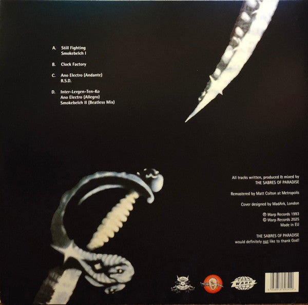 The Sabres Of Paradise - Sabresonic (1993) - New 2 LP Record 2025 Warp UK Vinyl - Electronic / Techno / Leftfield / IDM - Shuga Records