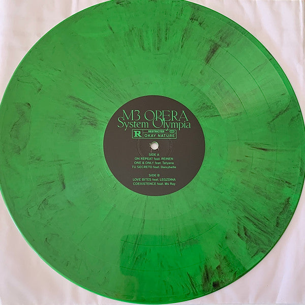 System Olympia - M3 Opera - New 12" EP Record 2025 Okay Nature EU Import Green & Black Marble Vinyl & Poster - Electronic / Dance-pop