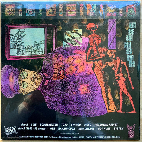 Naked Raygun - Basement Screams (Remastered)(1983) - Mint- LP Record 2007 Haunted Town USA Black Vinyl & Poster - Punk / Post-Hardcore - Shuga Records