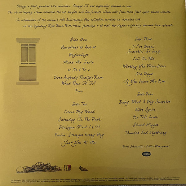 Chicago - Chicago IX 50th Anniversary Expanded Greatest Hits (1975) - New 2 LP Record 2025 Rhino USA Vinyl - Classic Rock / Pop Rock