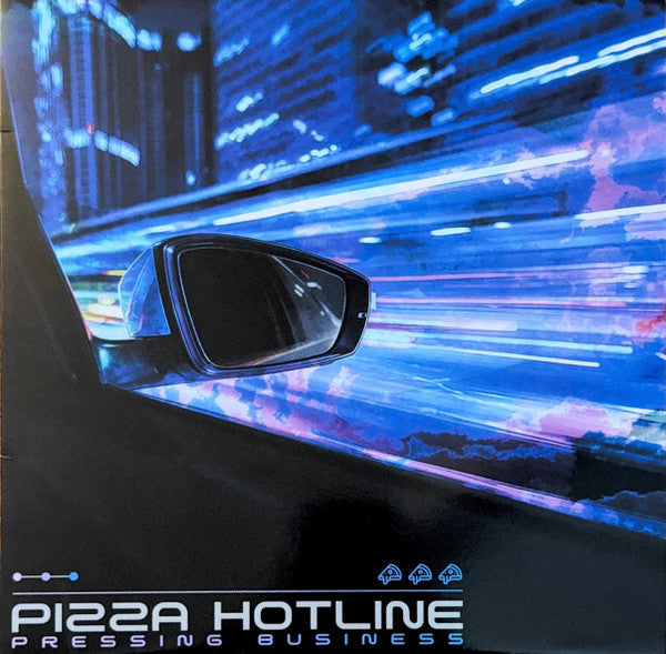 Pizza Hotline - Pressing Business - New LP Record 2025 My Pet Flamingo UK Pink with Blue Splatter Vinyl - Electronic / Vaporwave / Experimental - Shuga Records