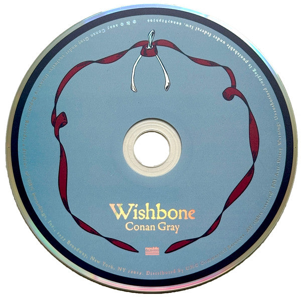 Signed Autographed - Conan Gray - Wishbone - New CD Album 2025 Republic Shooting Star Edition, Alt Cover, Signed Insert & Poster - Shuga Records