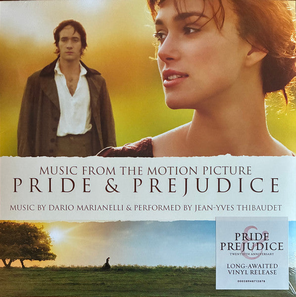Dario Marianelli, Jean-Yves Thibaudet - Pride & Prejudice (Music From The Motion Picture 2005) - New LP Record 2025 Decca UMG Vinyl - Soundtrack / Classical / Score - Shuga Records