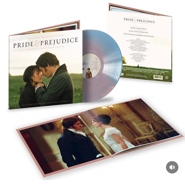 Dario Marianelli, Jean-Yves Thibaudet - Pride & Prejudice (Music From The Motion Picture 2005) - New LP Record 2025 Decca Focus Features Ball at the Langham Hotel Exclusive Pink and Baby Blue Swirl Vinyl & Booklet - Soundtrack - Shuga Records