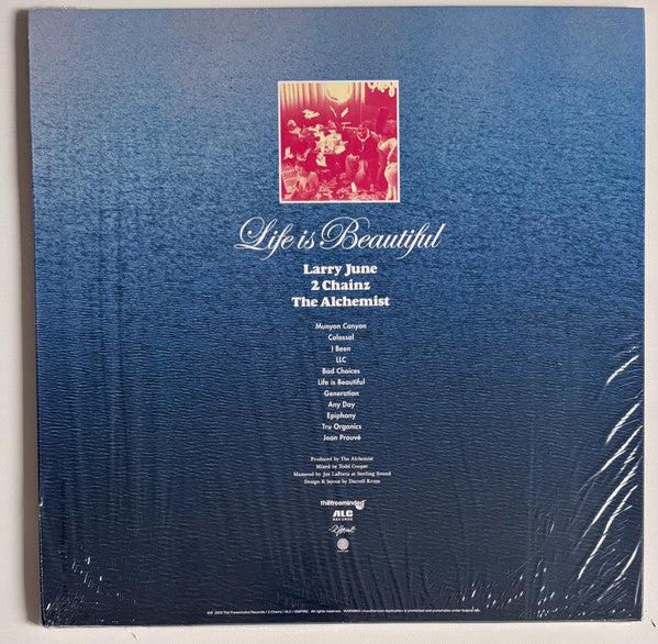 Larry June, 2 Chainz, and The Alchemist - Life Is Beautiful - New LP Record 2025 Empire ALC TFM Vinyl - Hip Hop - Shuga Records