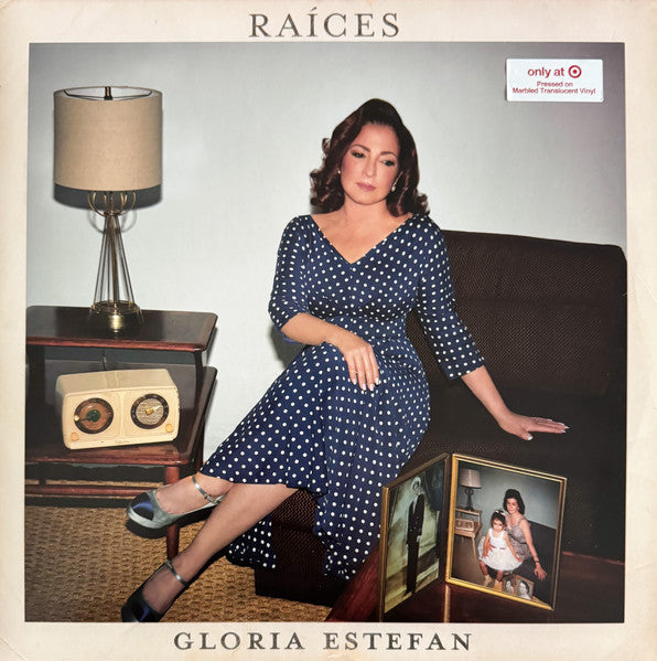 Gloria Estefan - Raíces - New 2 LP Record 2025 Sony Crescent Moon Target Exclusive Aqua Marbled Translucent Vinyl - Latin / Pop - Shuga Records