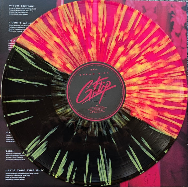 Signed Autographed 10/17/2025 Event Meet & Greet - G Flip - Dream Ride - New LP Record 2025 AWAL Indie Exclusive Pink & Black with Yellow Splatter Vinyl - Pop - Shuga Records