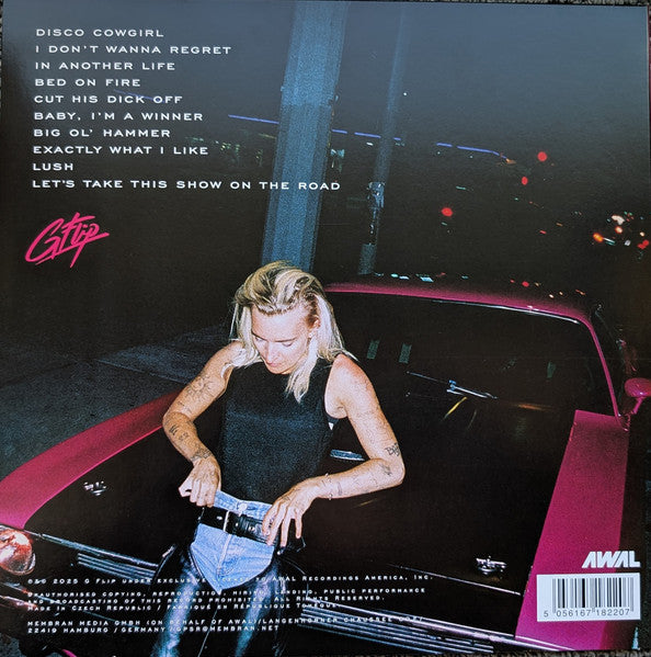 Signed Autographed 10/17/2025 Event Meet & Greet - G Flip - Dream Ride - New LP Record 2025 AWAL Indie Exclusive Pink & Black with Yellow Splatter Vinyl - Pop - Shuga Records